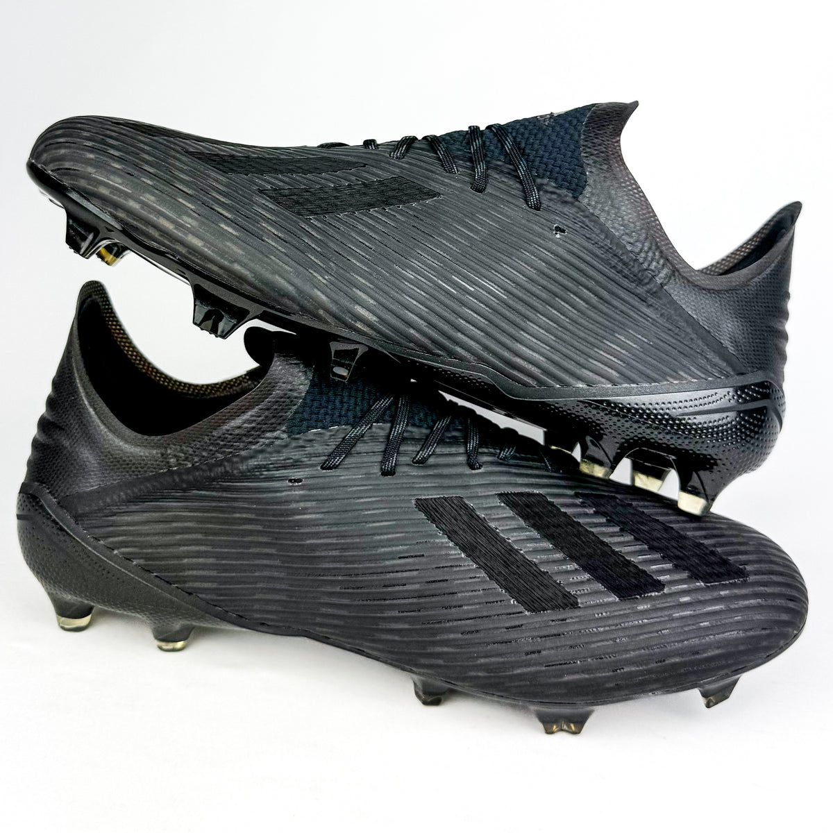 Adidas X 19.1 FG - Core Black/Utility Black/Silver Metallic *In
