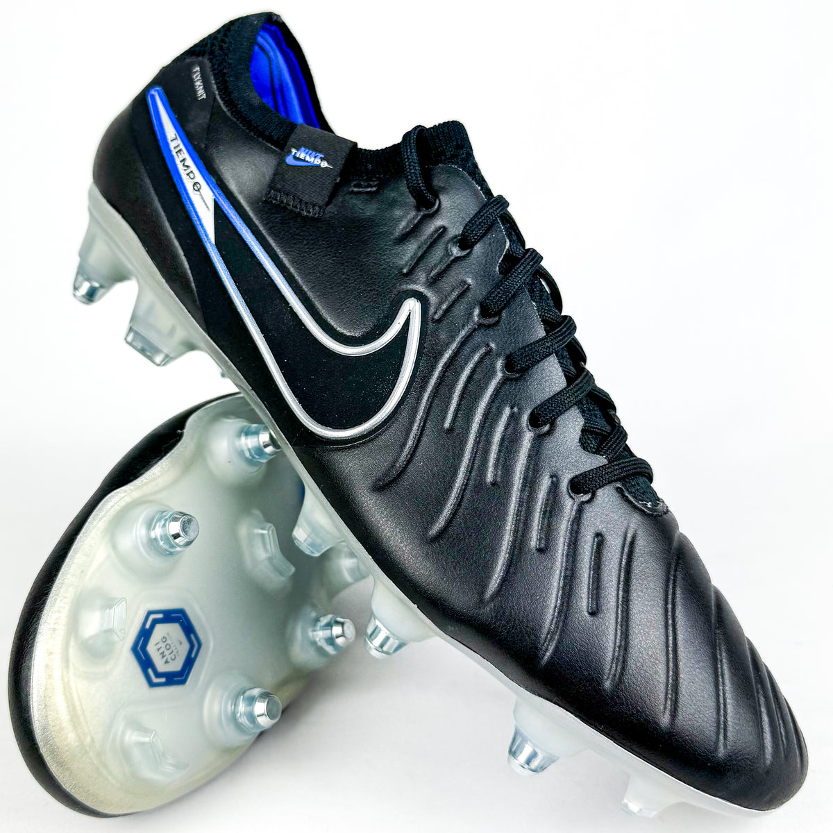 Nike Tiempo Legend 10 Elite AC SG-Pro - Black/Hyper Royal