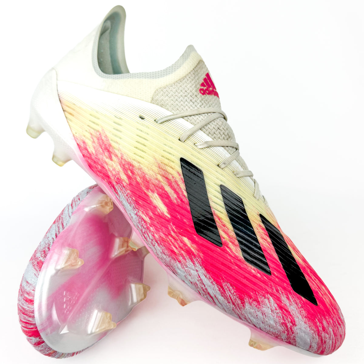 Adidas X 19.1 FG - White/Shock Pink/Black *As New* – PM Boots