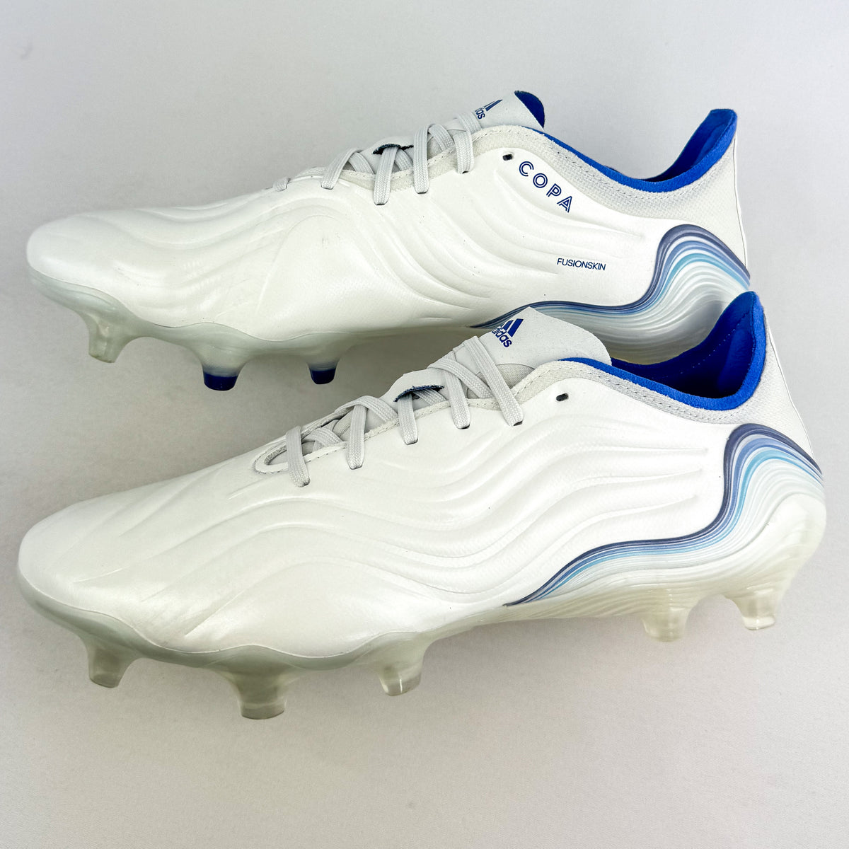 Adidas Copa Sense .1 FG - White/Hi-Res Blue *In Box* – PM Boots