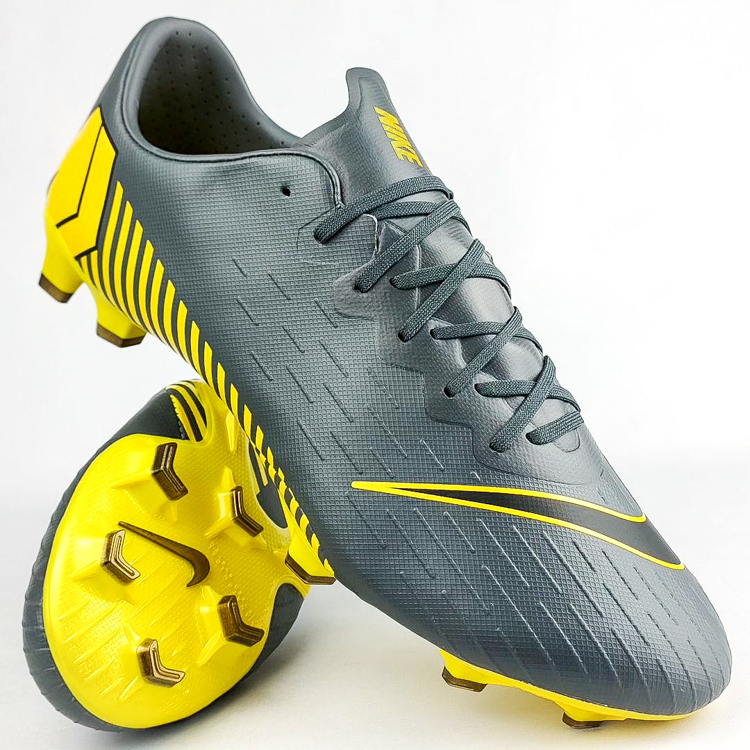 Nike grey and yellow boots clearance