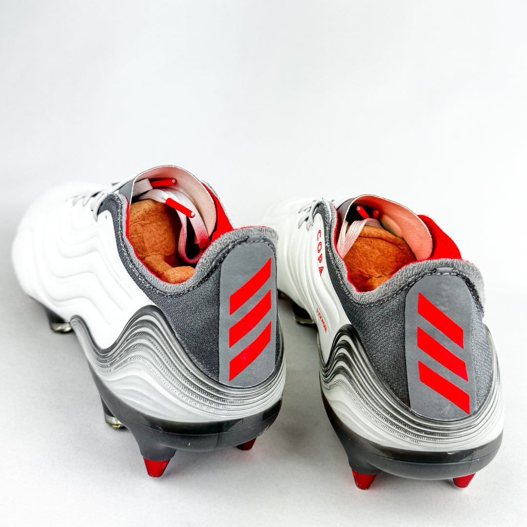 Adidas Copa Sense .1 SG - White/Solar Red/Iron Metallic *Wore Once*