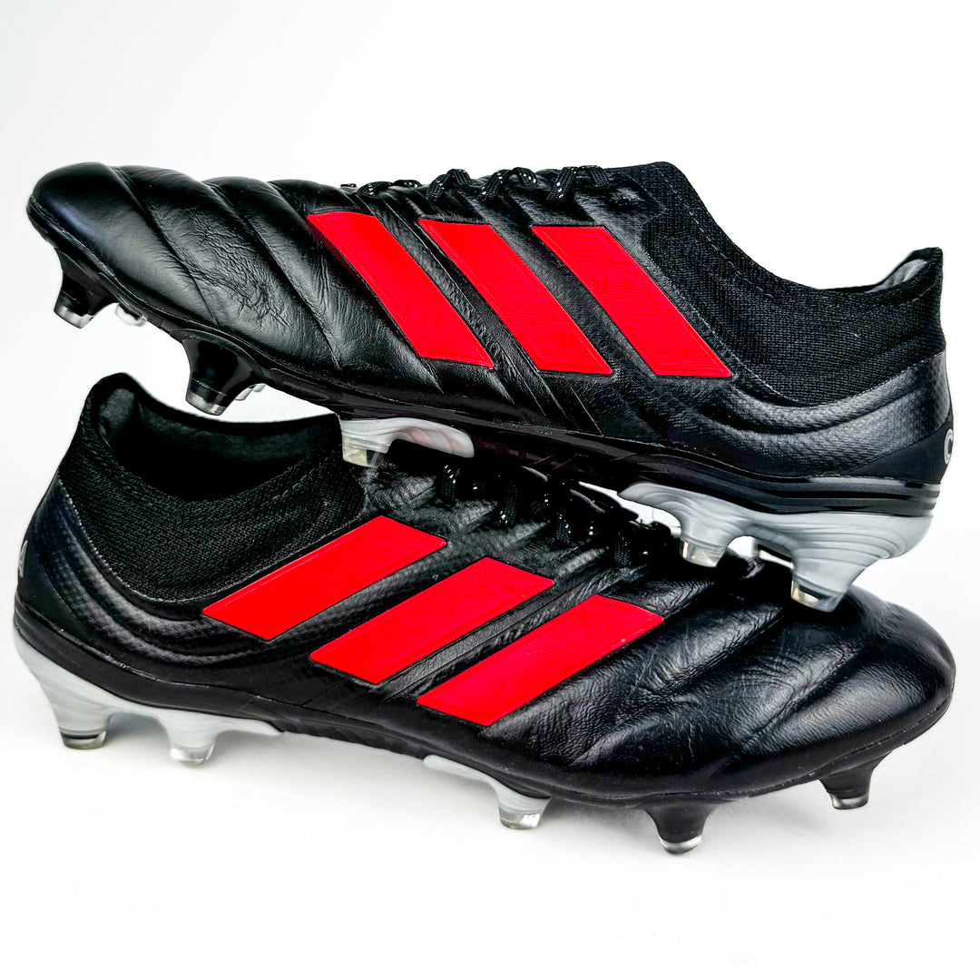 Adidas Copa 19.1 FG - Black/Hi-Res Red/Silver Metallic *As New*