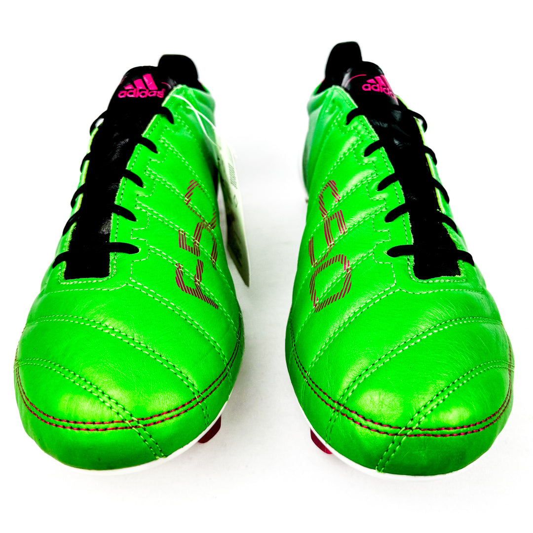 Adidas F50 Adizero Leather TRX FG 2010 - Intense Green/Pink/Black *Brand New*