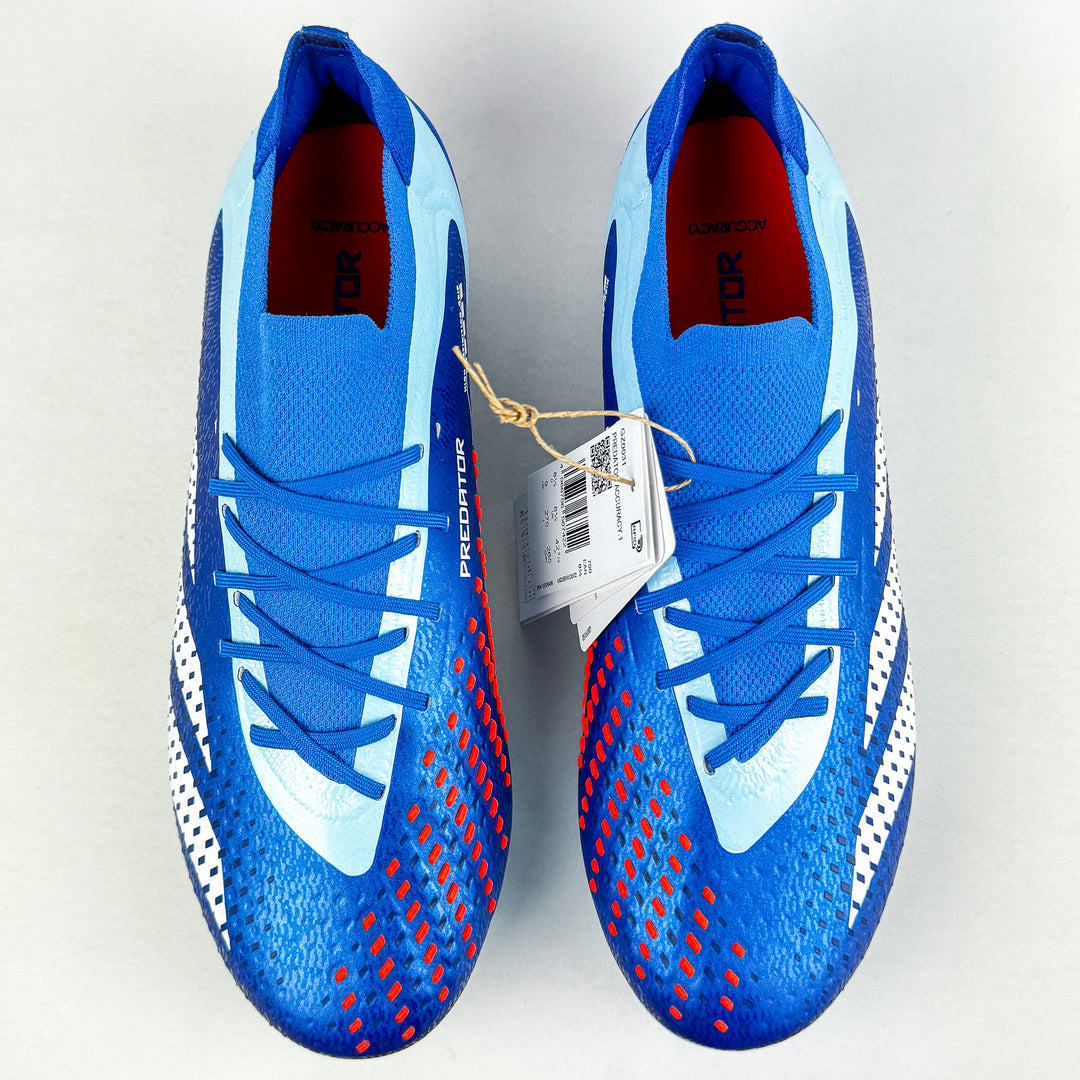 Adidas Predator Accuracy .1 Low FG - Bright Royal Blue/White/Blue Bliss/Infrared *In Box*