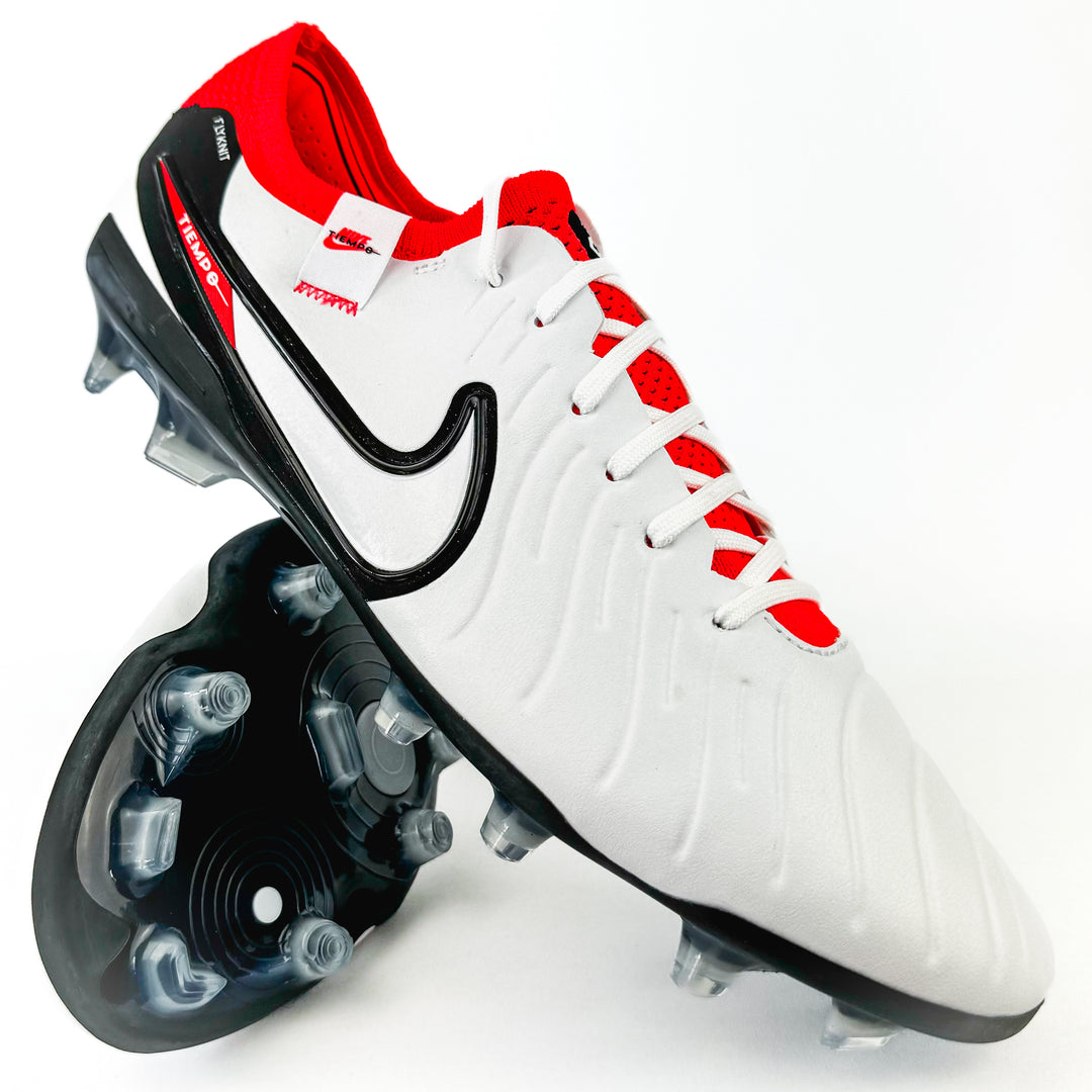 Nike Tiempo Legend 10 Elite FG – White/Hyper Crimson/Black *In Box*