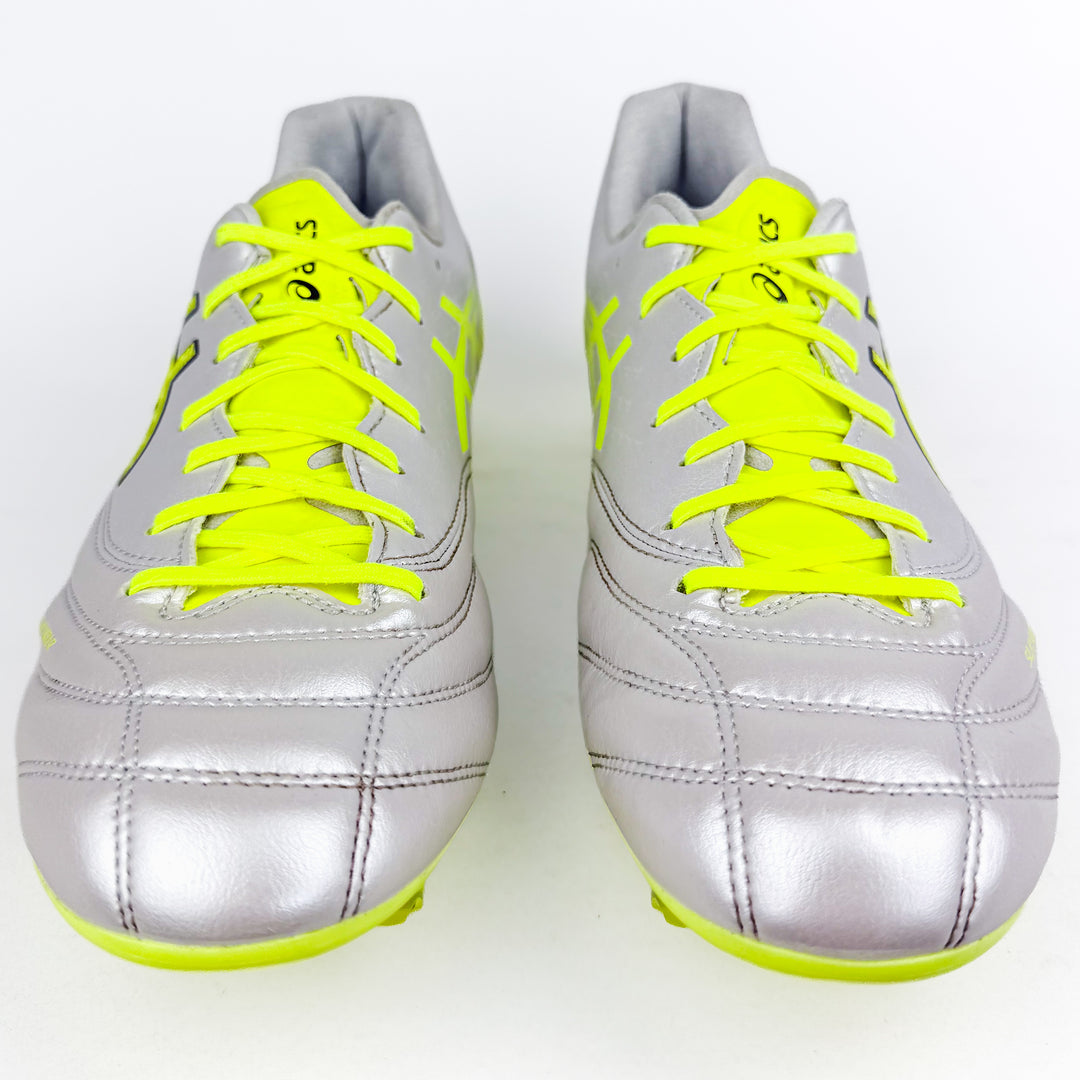 ASICS DS Light X-Fly 6 FG - Cloud Grey/Safety Yellow *Wore Once*