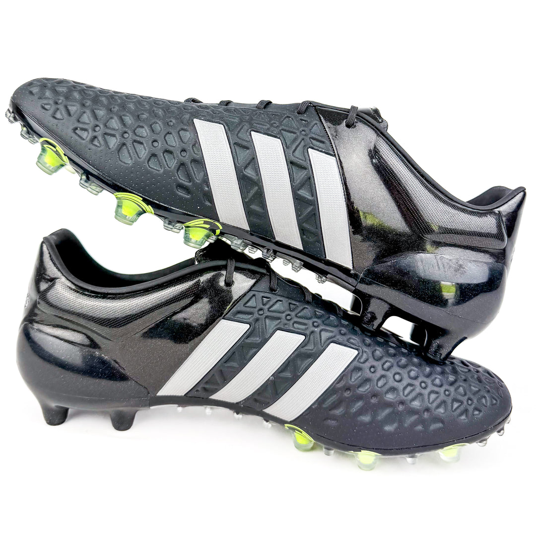 Adidas Ace 15.1 FG - Black/Silver Metallic/Solar Yellow *In Box*