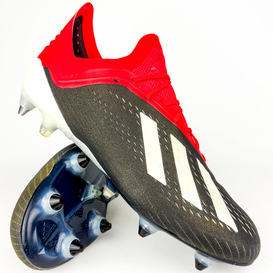 Adidas X 18.1 SG - Core Black/Active Red/White *Wore Once*