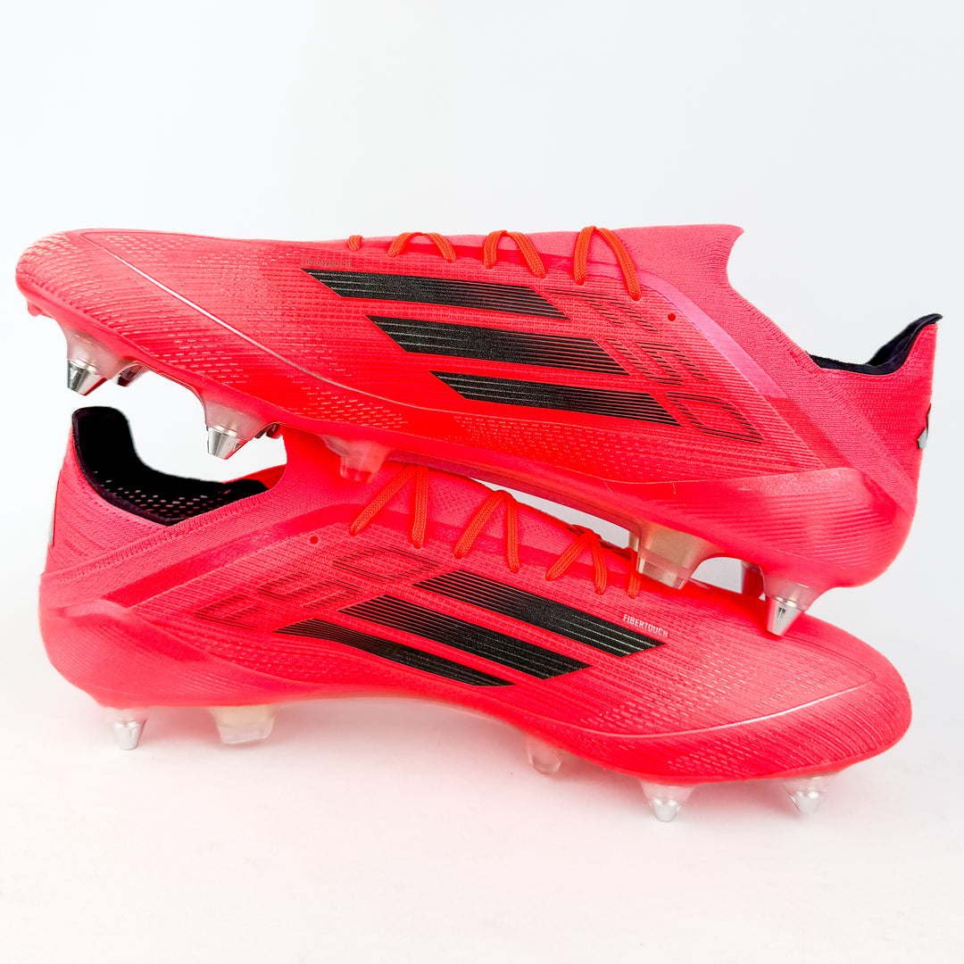 Adidas F50 Elite SG - Turbo/Aurora Black/Platinum Metallic *Laced Mod*