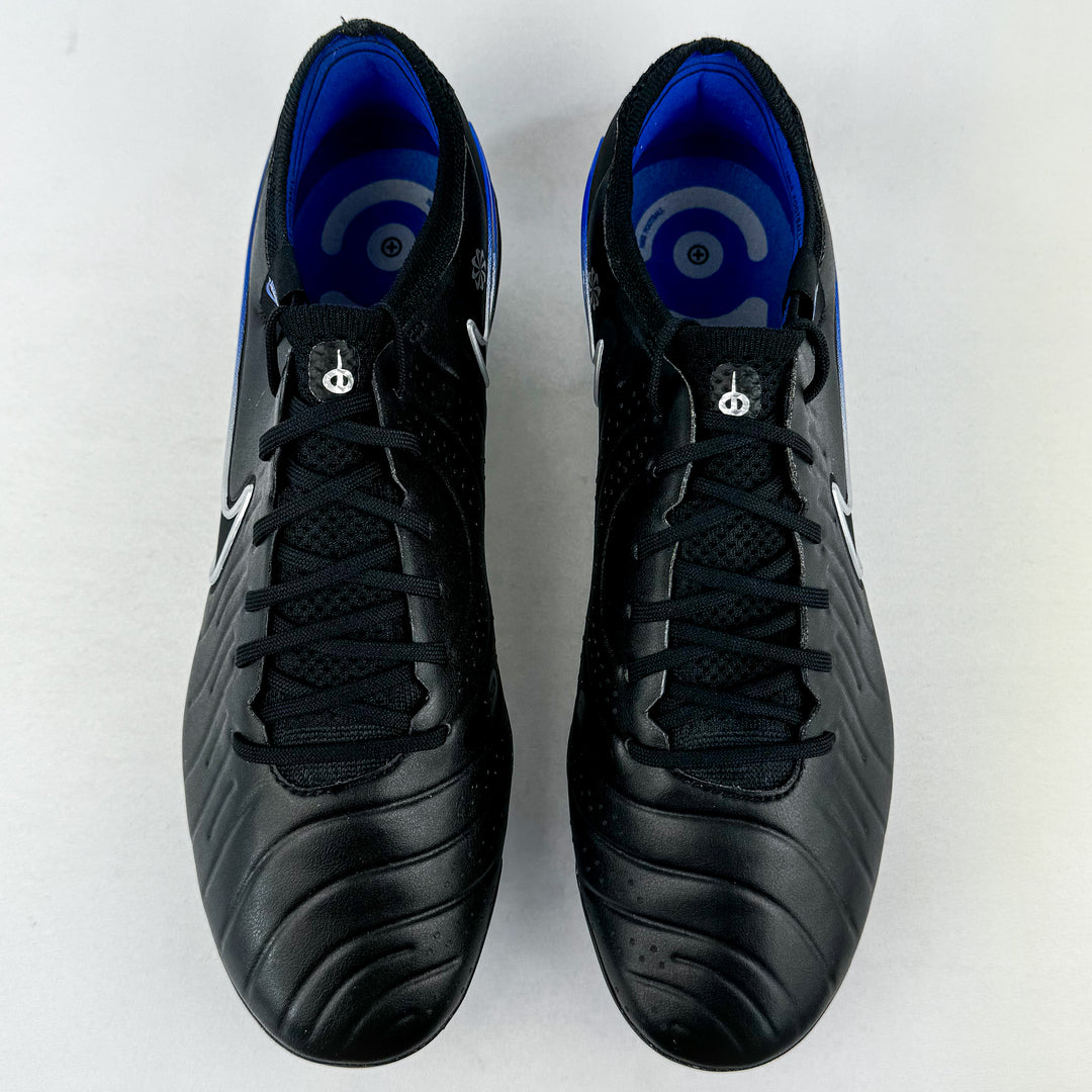 Nike Tiempo Legend 10 Elite FG  - Black/Hyper Royal/Chrome *In Box*