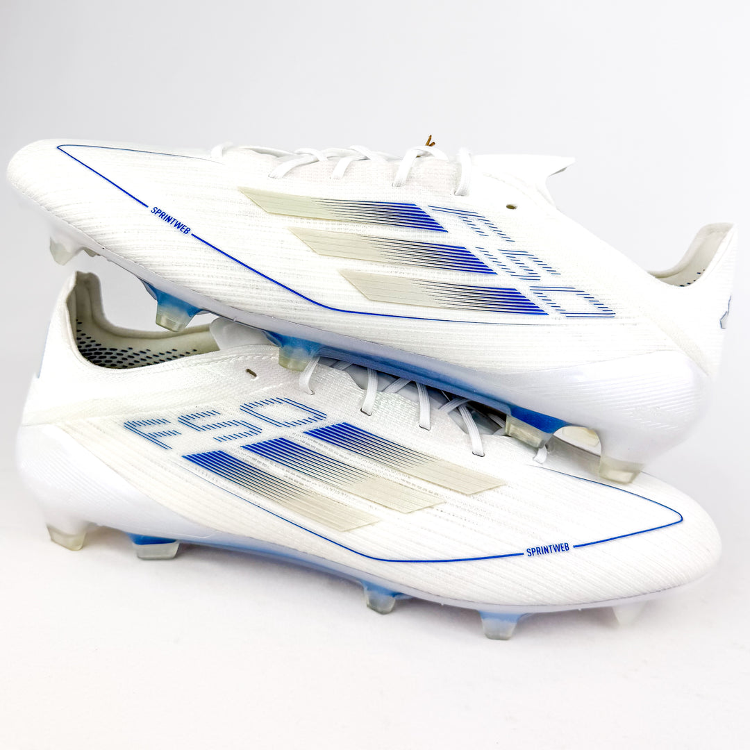 Adidas F50 Elite FG - White/Silver Metallic/Bright Royal *In Box*
