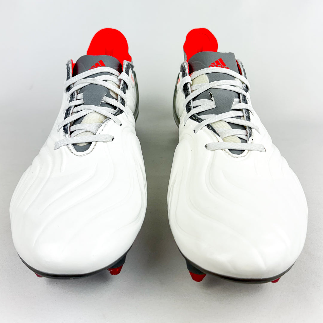 Adidas Copa Sense .1 SG - White/Solar Red/Iron Metallic *Wore Once*