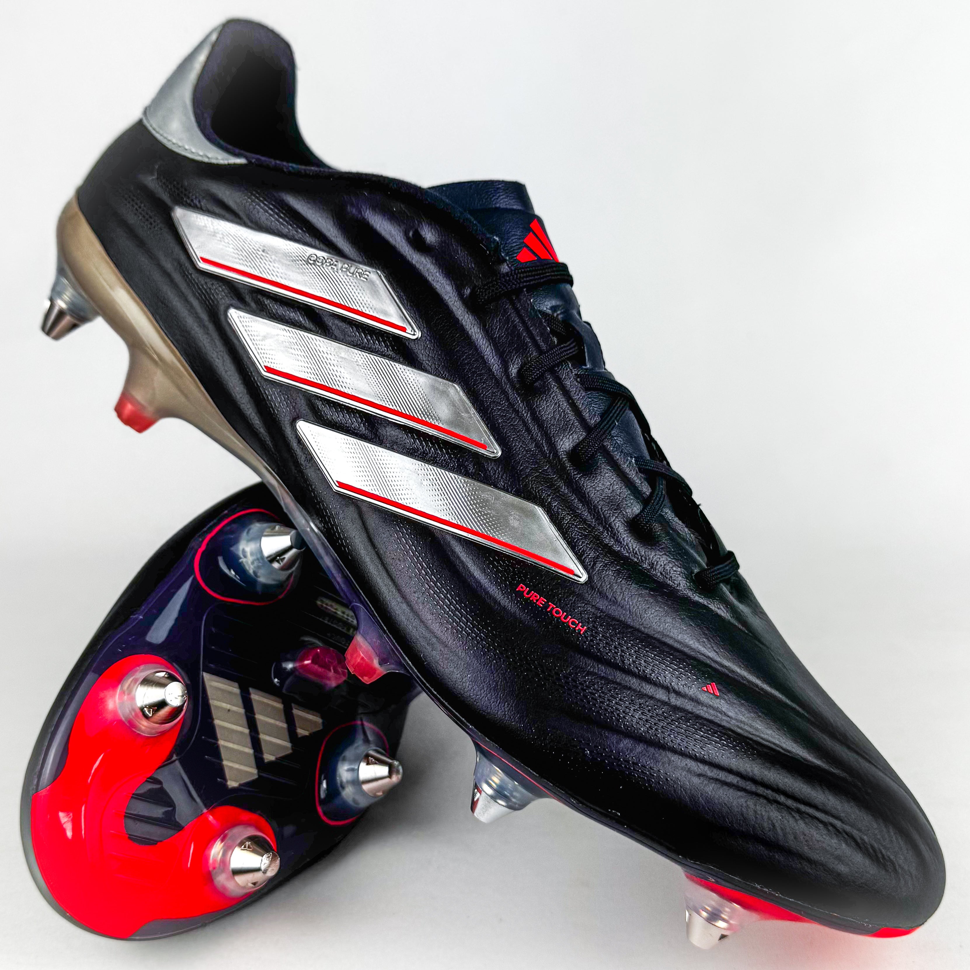Adidas Copa Pure II .1 SG - Aurora Black/Platinum Metallic/Turbo