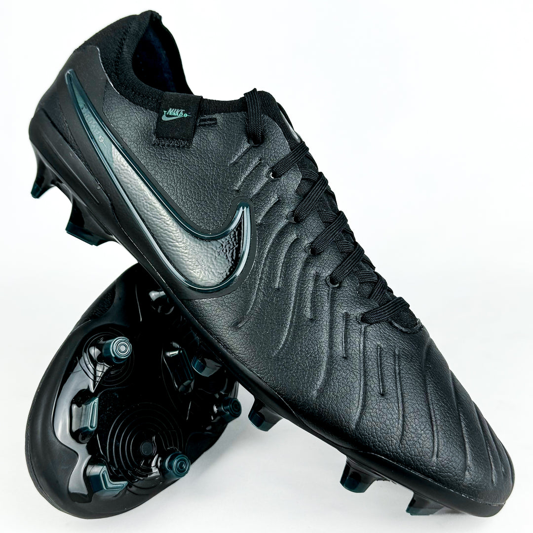 Nike Tiempo Legend 10 Pro FG  - Black/Black/Deep Jungle *In Box*