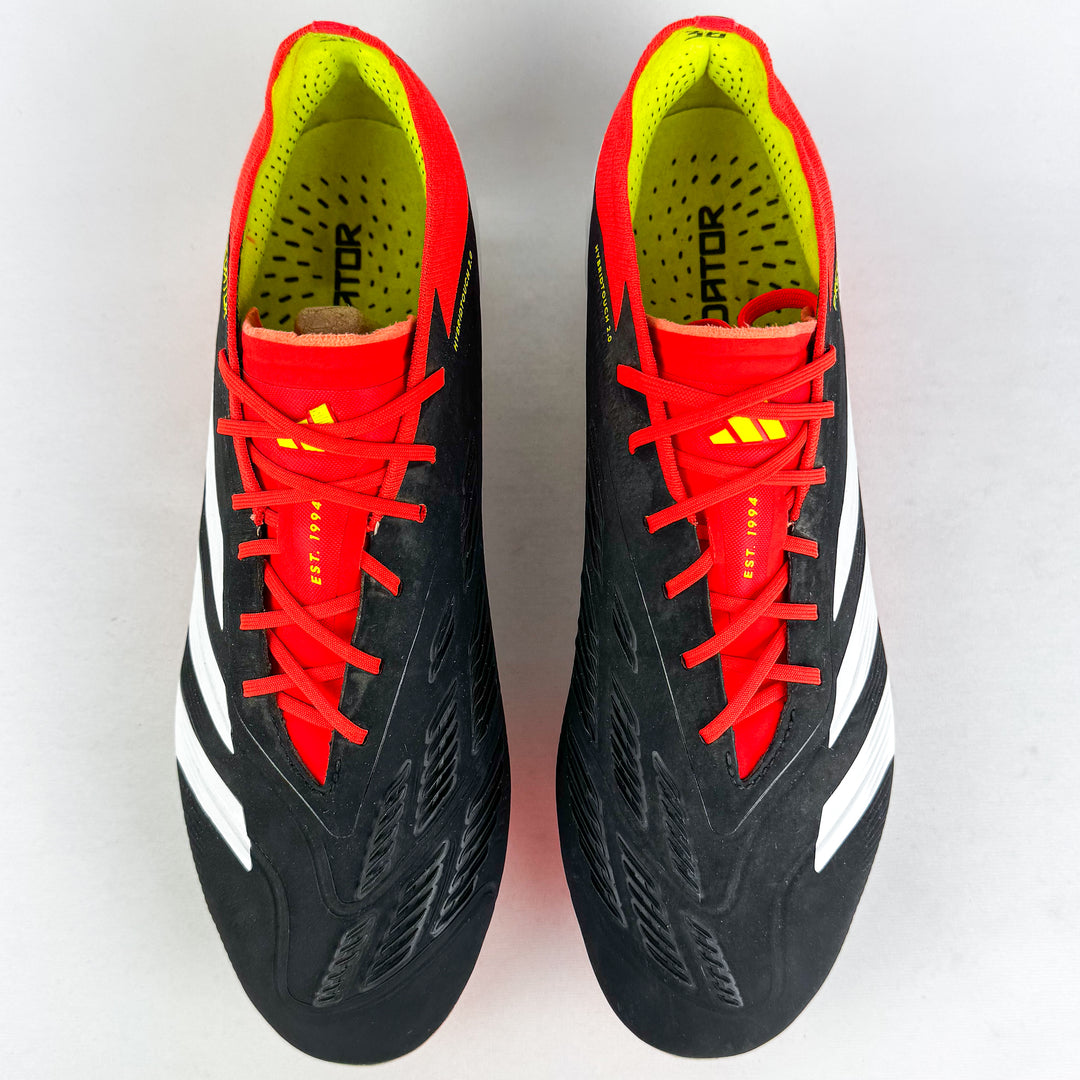 Adidas Predator Elite SG - Core Black/Solar Red/Solar Yellow *Pre-Owned*