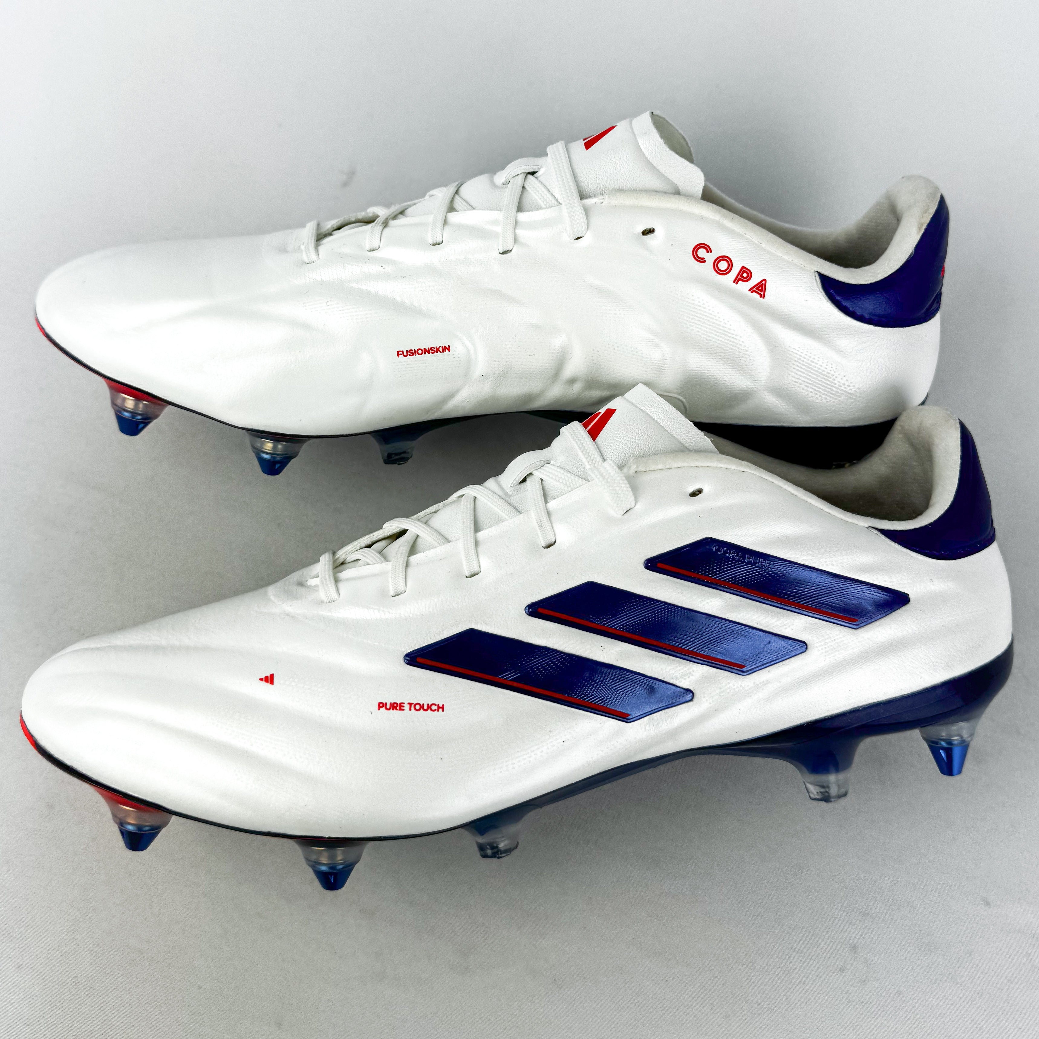 Adidas Copa Pure II .1 Elite SG - White/Lucid Blue/Solar Red