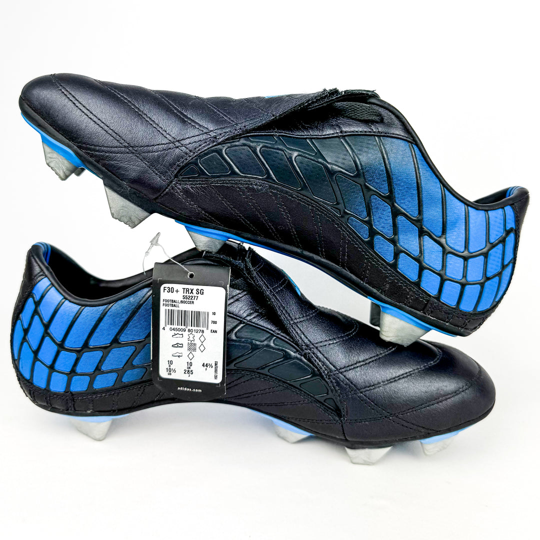 Adidas F30+ Spider 2005 TRX SG - Black/Light Blue *Brand New*