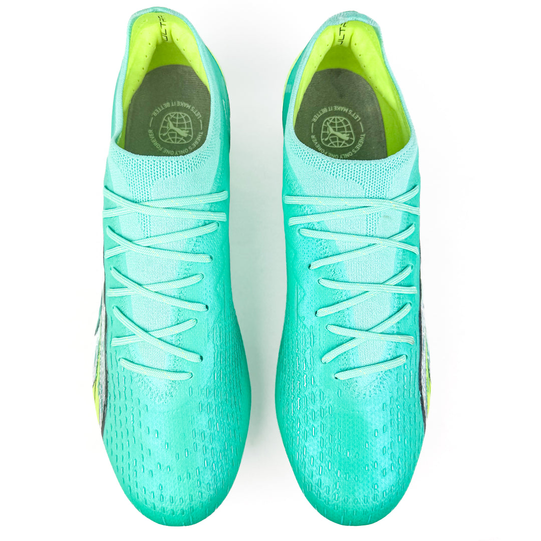 Puma Ultra Ultimate SG - Peppermint/Fast Yellow/White *Brand New*