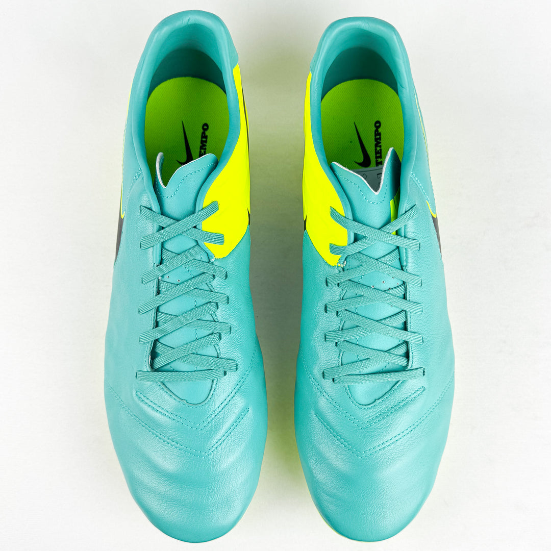 Nike Tiempo VI Mystic FG - Clear Jade/Black/Volt *Brand New*