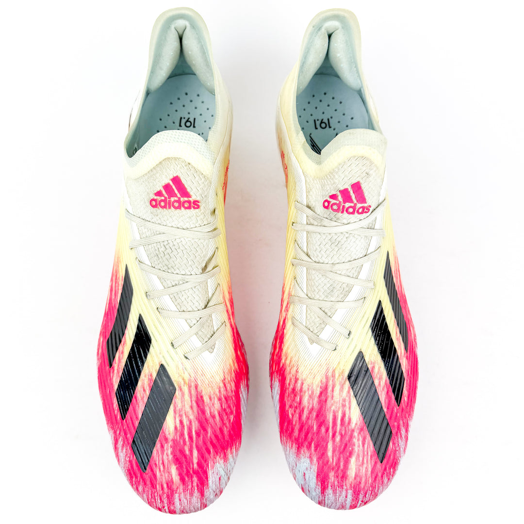 Adidas X 19.1 FG - White/Shock Pink/Black *As New*