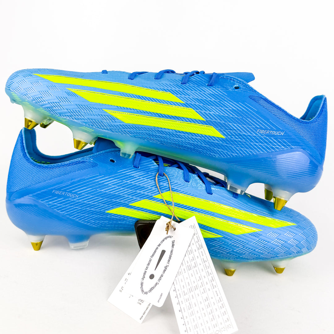 Adidas F50 Elite SG - Lucid Ray Blue/Team Solar Yellow/Lucid Aquamarine *In Box*