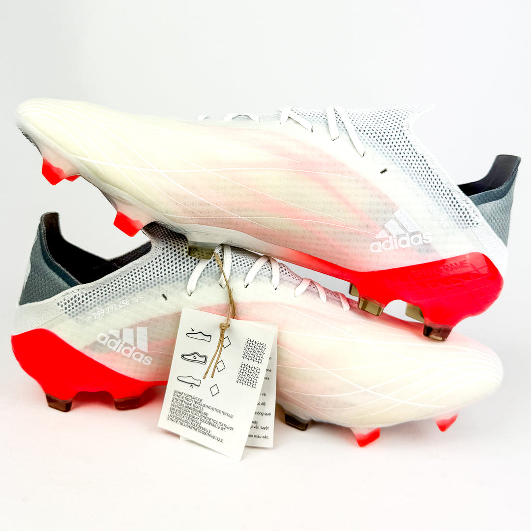 Adidas X Speedflow .1 FG - White/Iron Metallic/Solar Red *In Box*
