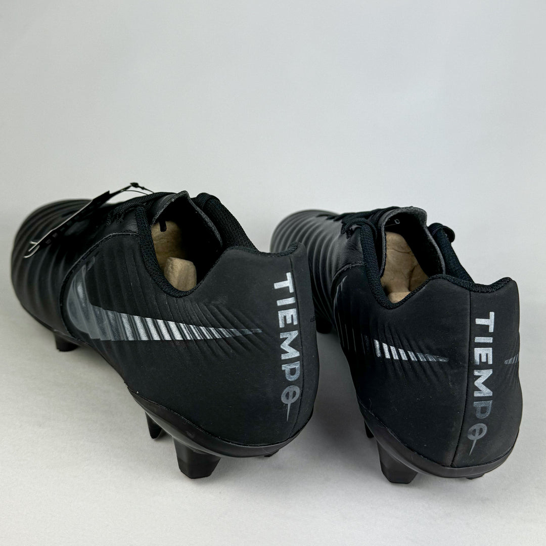 Nike Tiempo Legend VII Academy FG - Black/Black *Brand New*