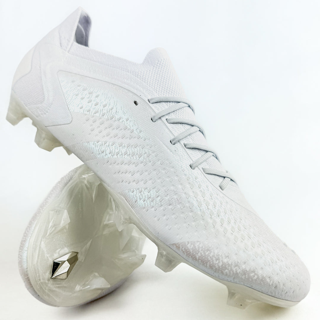 Adidas Predator Accuracy .1 Low FG - White/White *In Box*