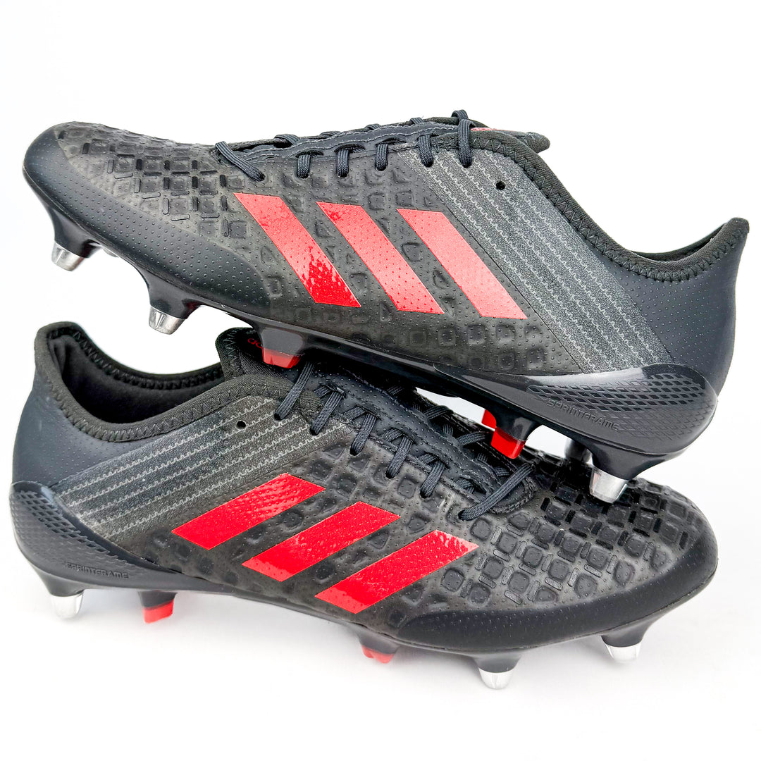 Adidas Predator Malice Control SG - Black/Light Brown/Hi-Res Red/Talc *Wore Once*