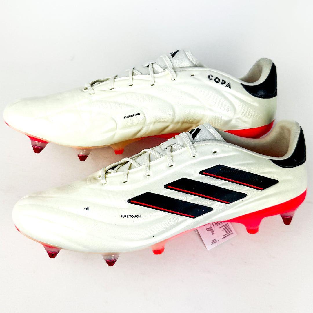 Adidas Copa Pure II .1 SG - Ivory/Core Black/Solar Red *Brand New*