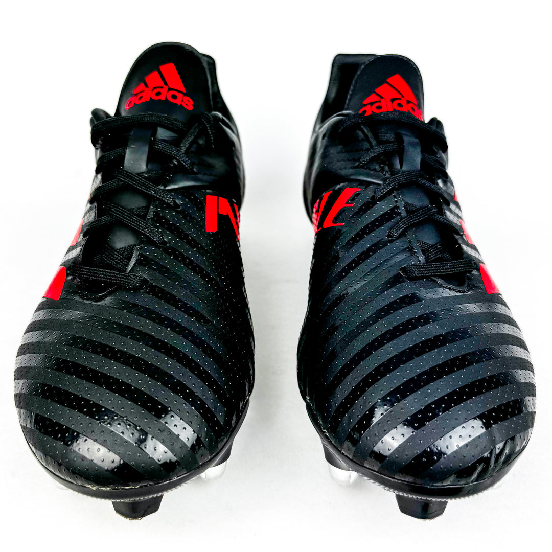 Adidas Malice SG - Black/Light Brown/Hi-Res Red/Talc *Pre-Owned*