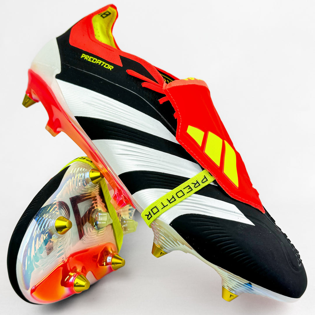 Adidas Predator Elite Tongue FT SG - Black/Solar Red/Solar Yellow/White *In Box*