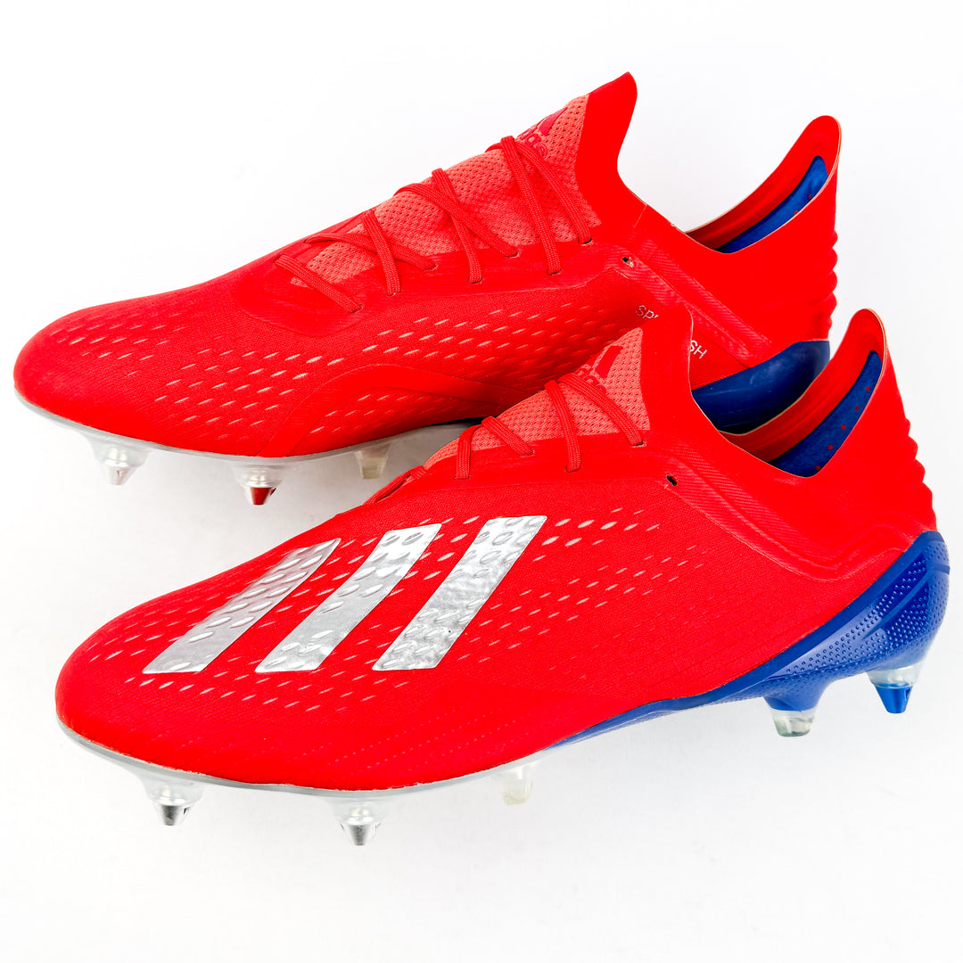 Adidas X 18.1 SG - Active Red/Silver Metallic/Bold Blue *Brand New*