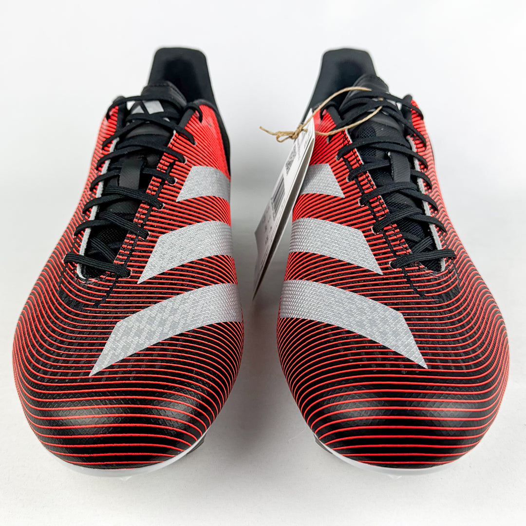 Adidas Adizero RS15 Pro FG - Core Black/Solar Red/Silver Metallic *In Box*