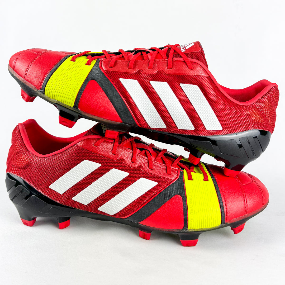 Adidas Nitrocharge 1.0 FG - Red/Electricity Yellow/Black/White *Brand New*