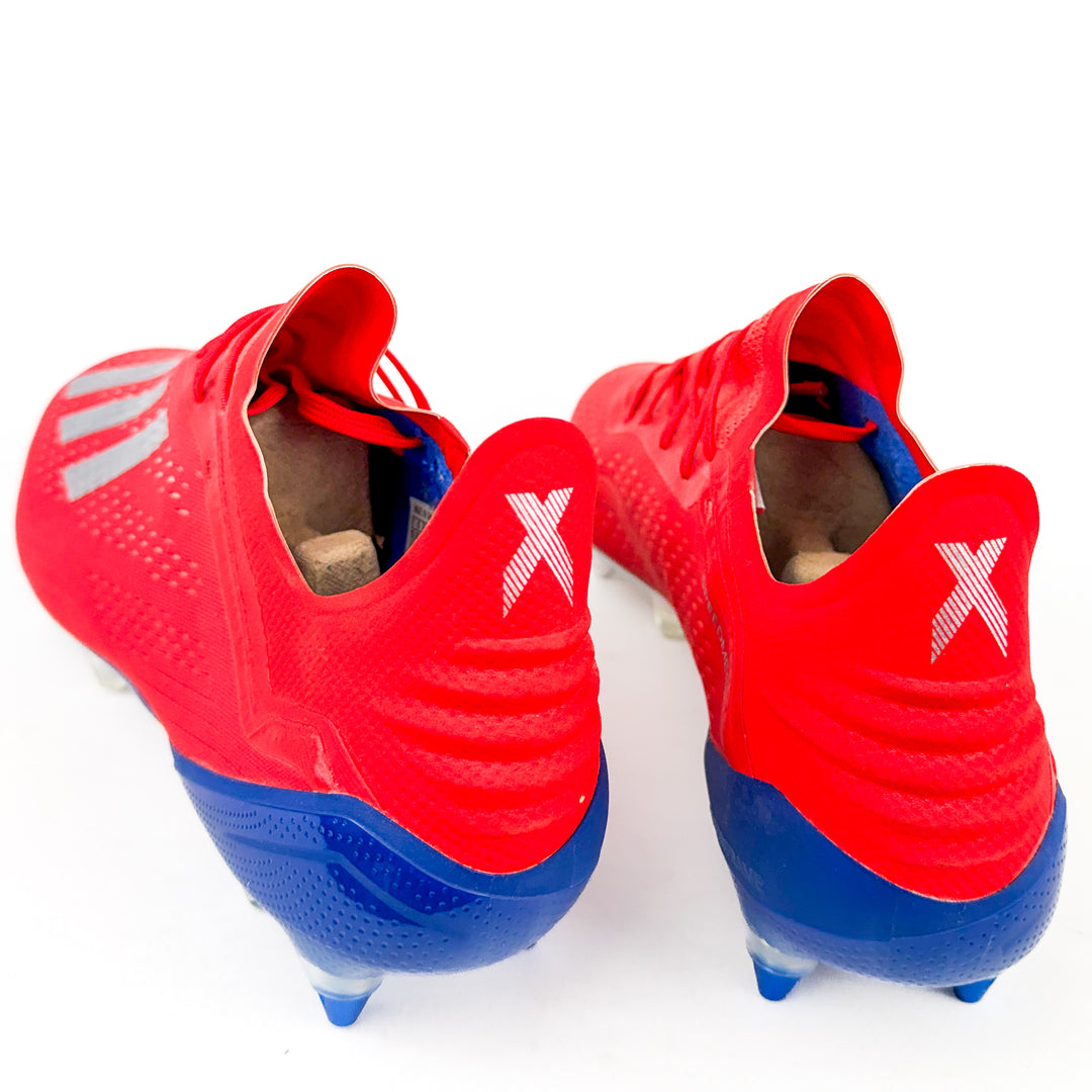 Adidas X 18.1 SG - Active Red/Silver Metallic/Bold Blue *Brand New*
