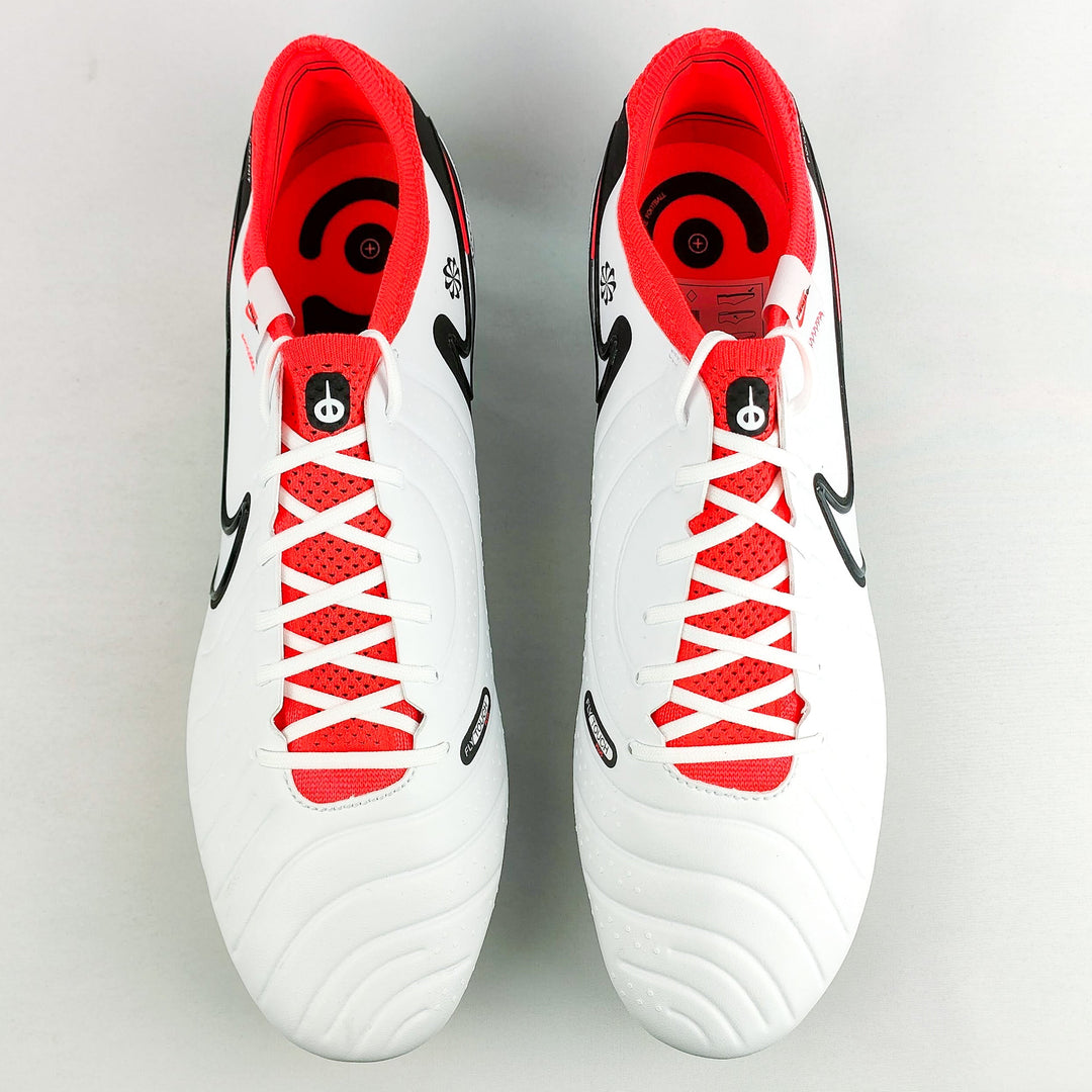 Nike Tiempo Legend 10 Elite AC SG-Pro - White/Hyper Crimson/Black *In Box*