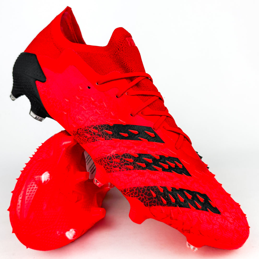 Adidas Predator Freak .1 Low FG - Red/Core Black/Solar Red *In Box*