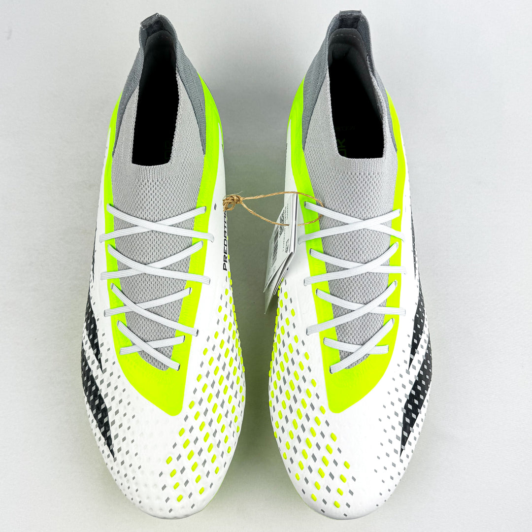 Adidas Predator Accuracy .1 FG - White/Core Black/Lucid Lemon *In Box*