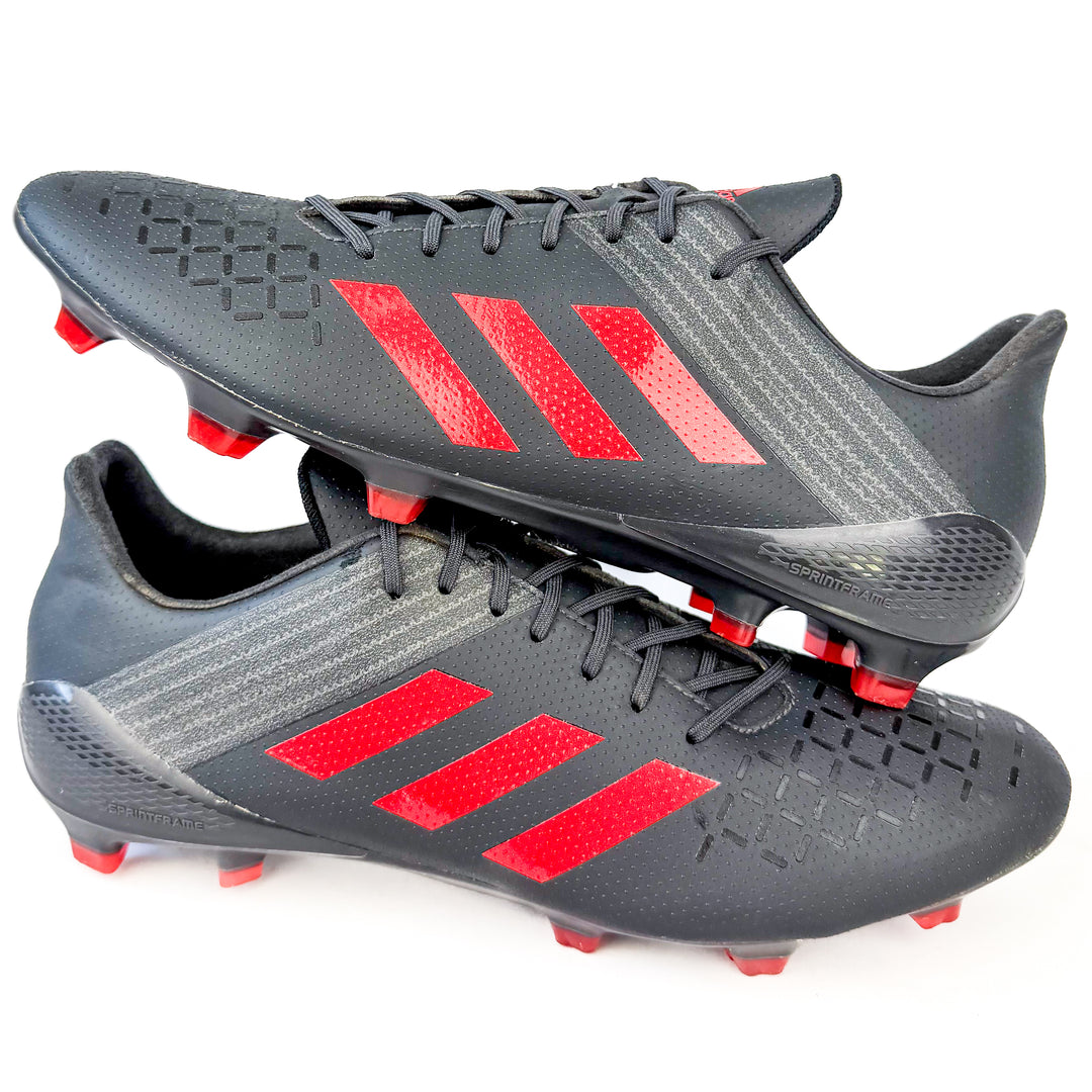 Adidas Predator Malice Control FG - Black/Light Brown/Hi-Res Red/Talc *Wore Once*