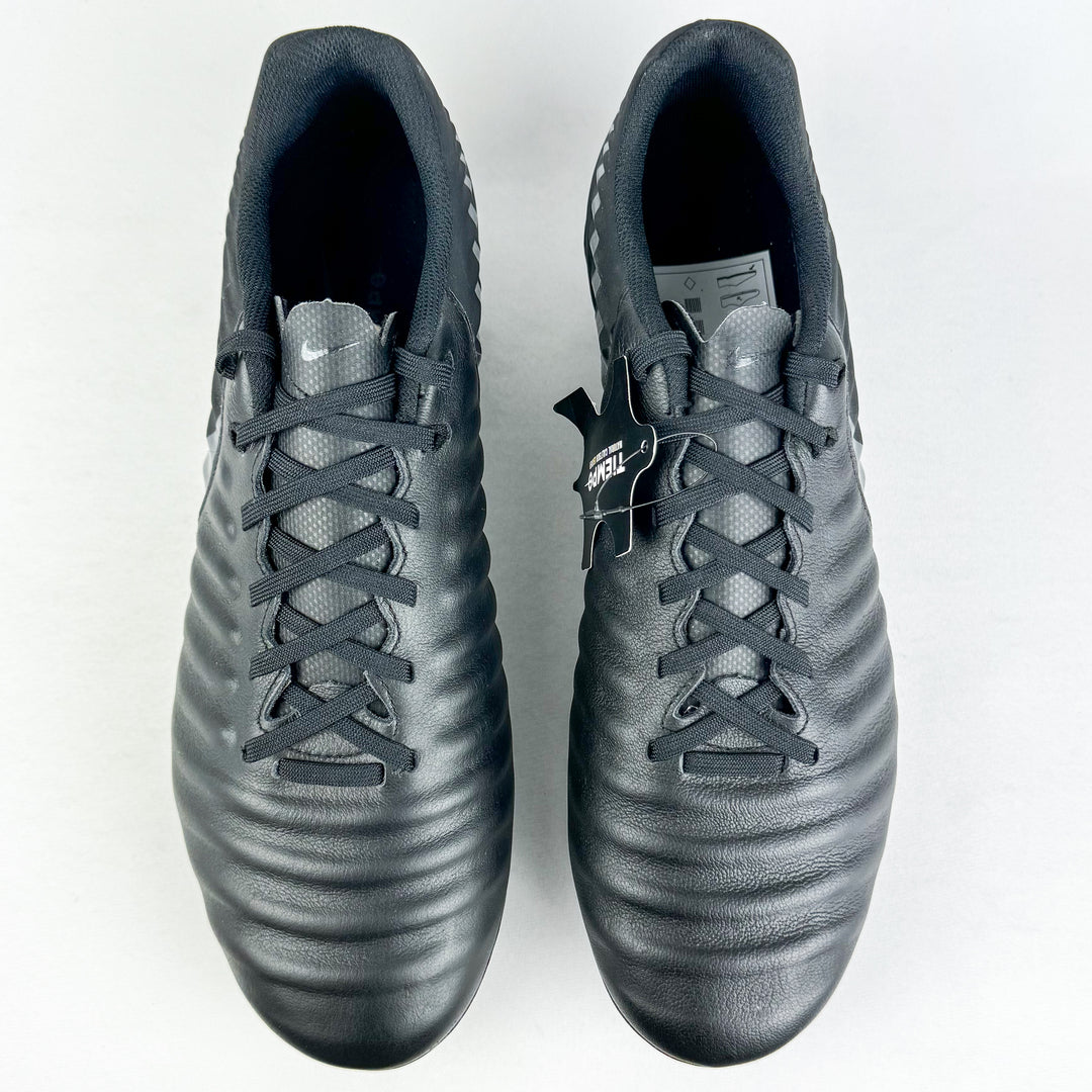 Nike Tiempo Legend VII Academy FG - Black/Black *Brand New*