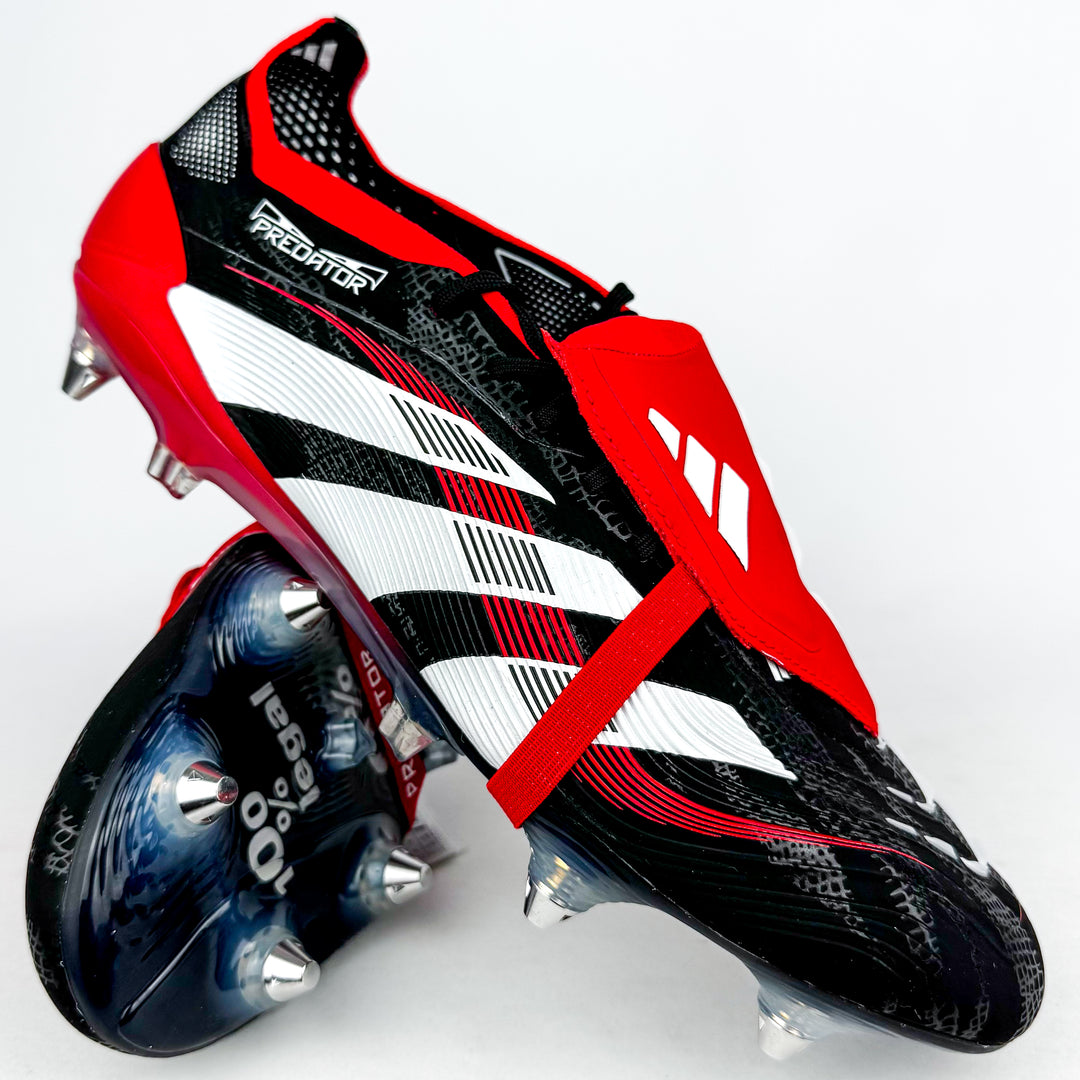 Adidas Predator Elite Tongue x Moments SG - Core Black/White/Vivid Red *In Box*