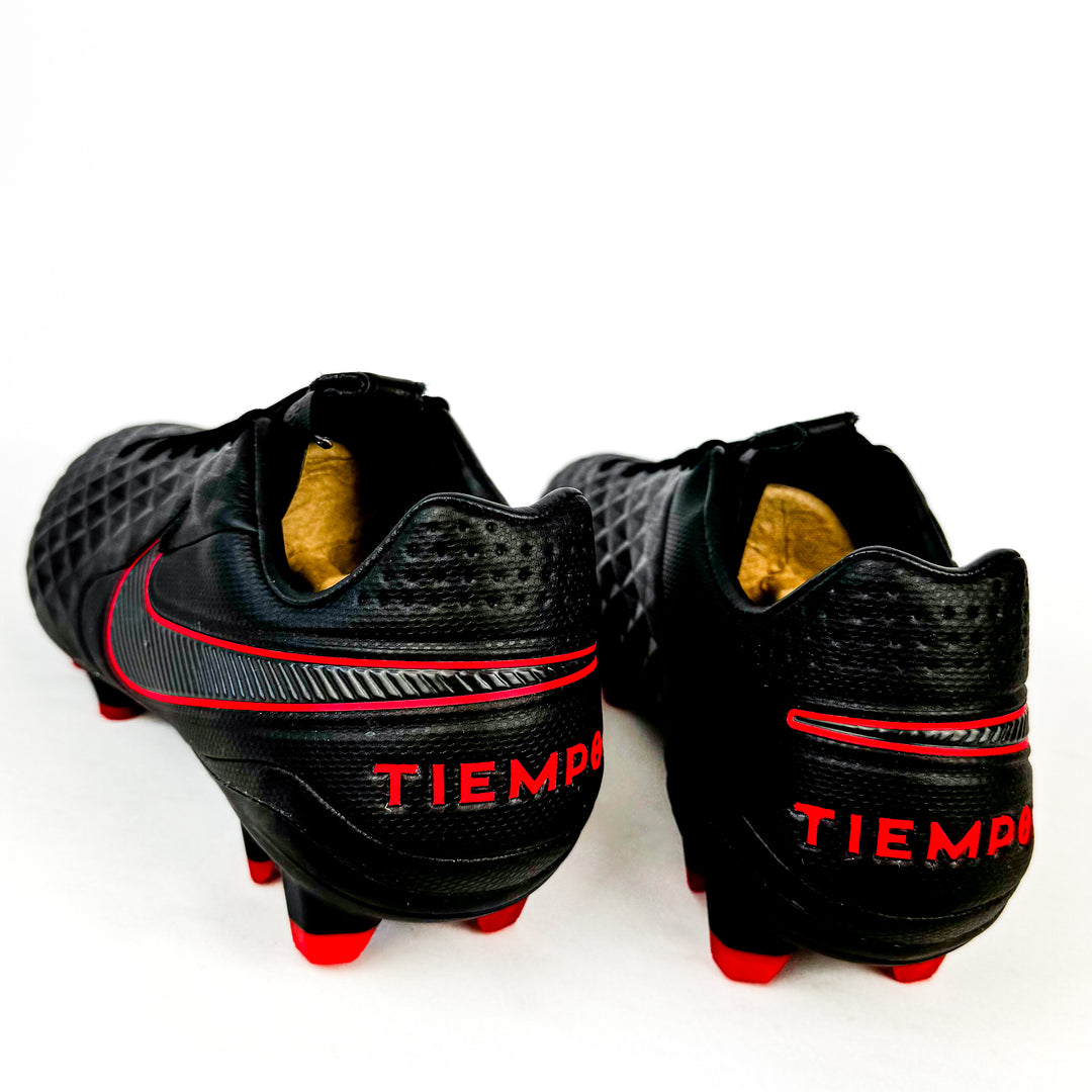 Nike Tiempo Legend VIII Pro FG - Black/Dark Smoke Grey/Chile Red *In Box*
