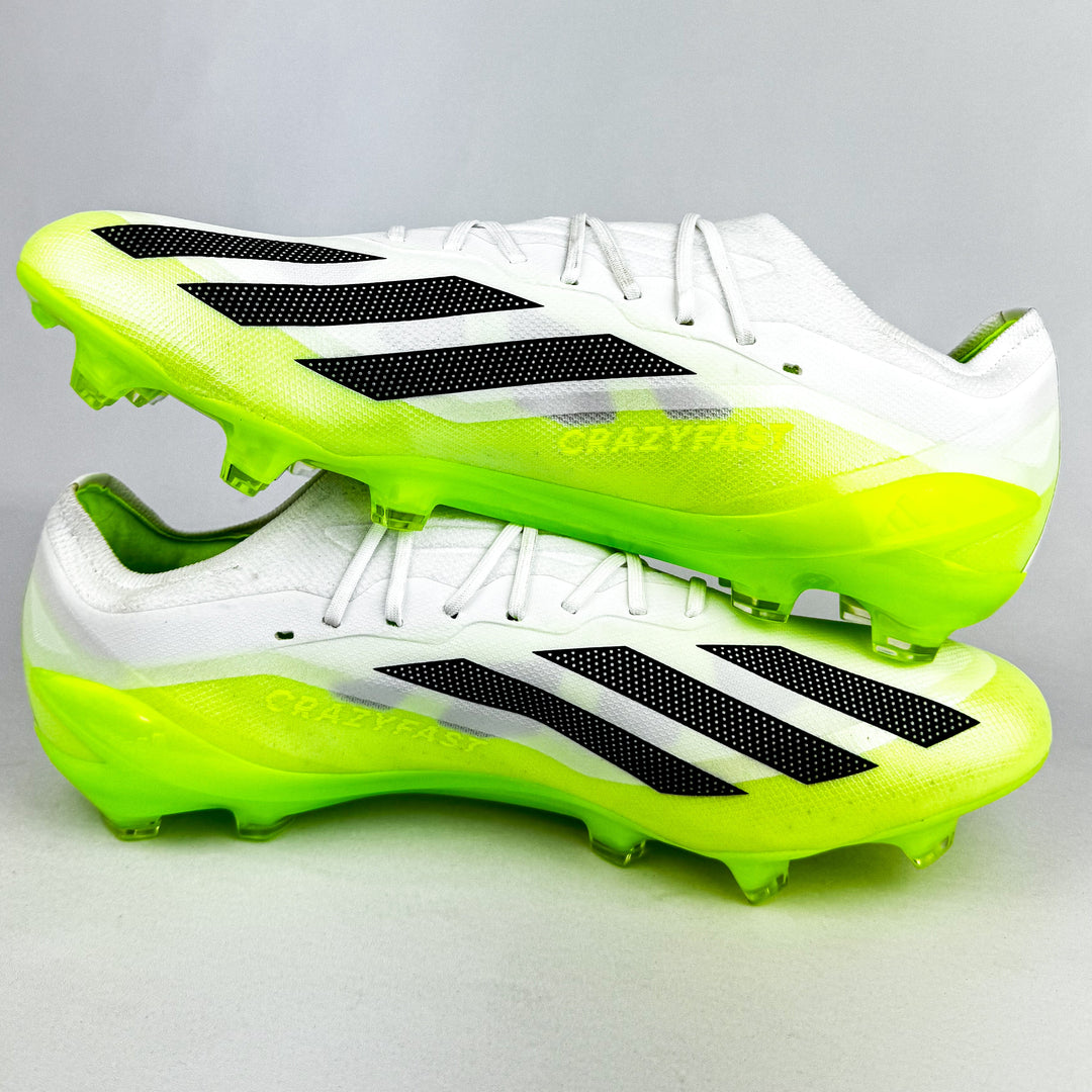 Adidas X Crazyfast .1 FG - White/Lucid Lemon/Core Black *Brand New*