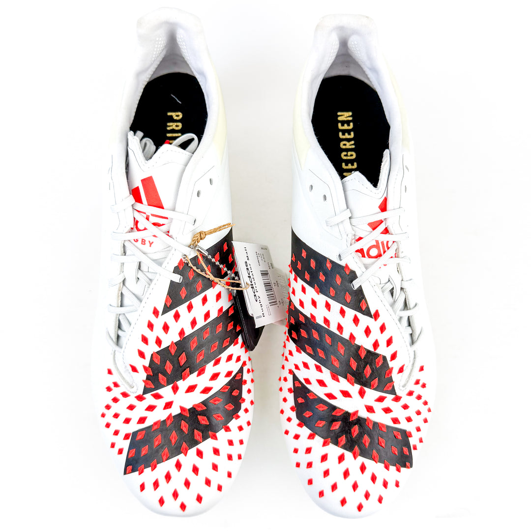 Adidas Predator Malice FG - White/Core Black/Solar Red *In Box*