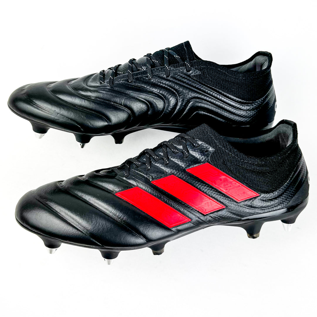 Adidas Copa 19.1 SG - Black/Hi-Res Red/Silver Metallic *Brand New*