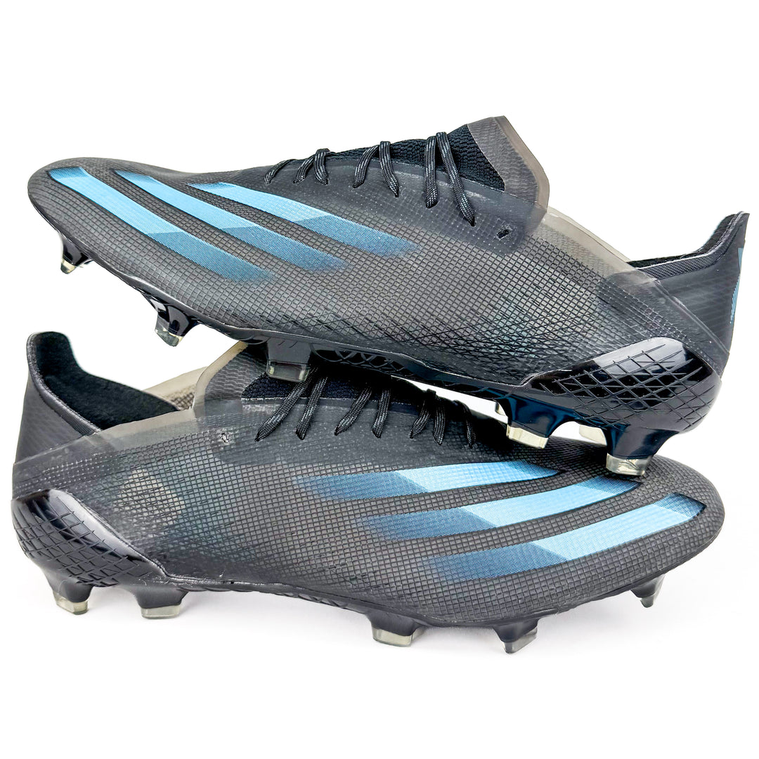 Adidas X Ghosted.1 FG - Core Black/Signal Cyan/Grey Six *In Box*