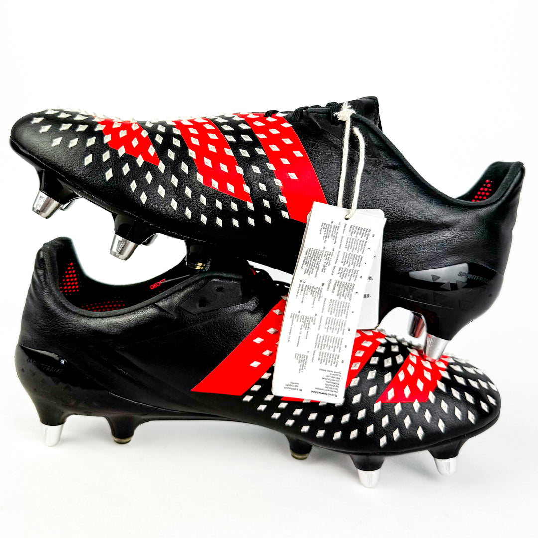 Adidas Predator Malice SG - Core Black/Solar Red/White *Brand New*