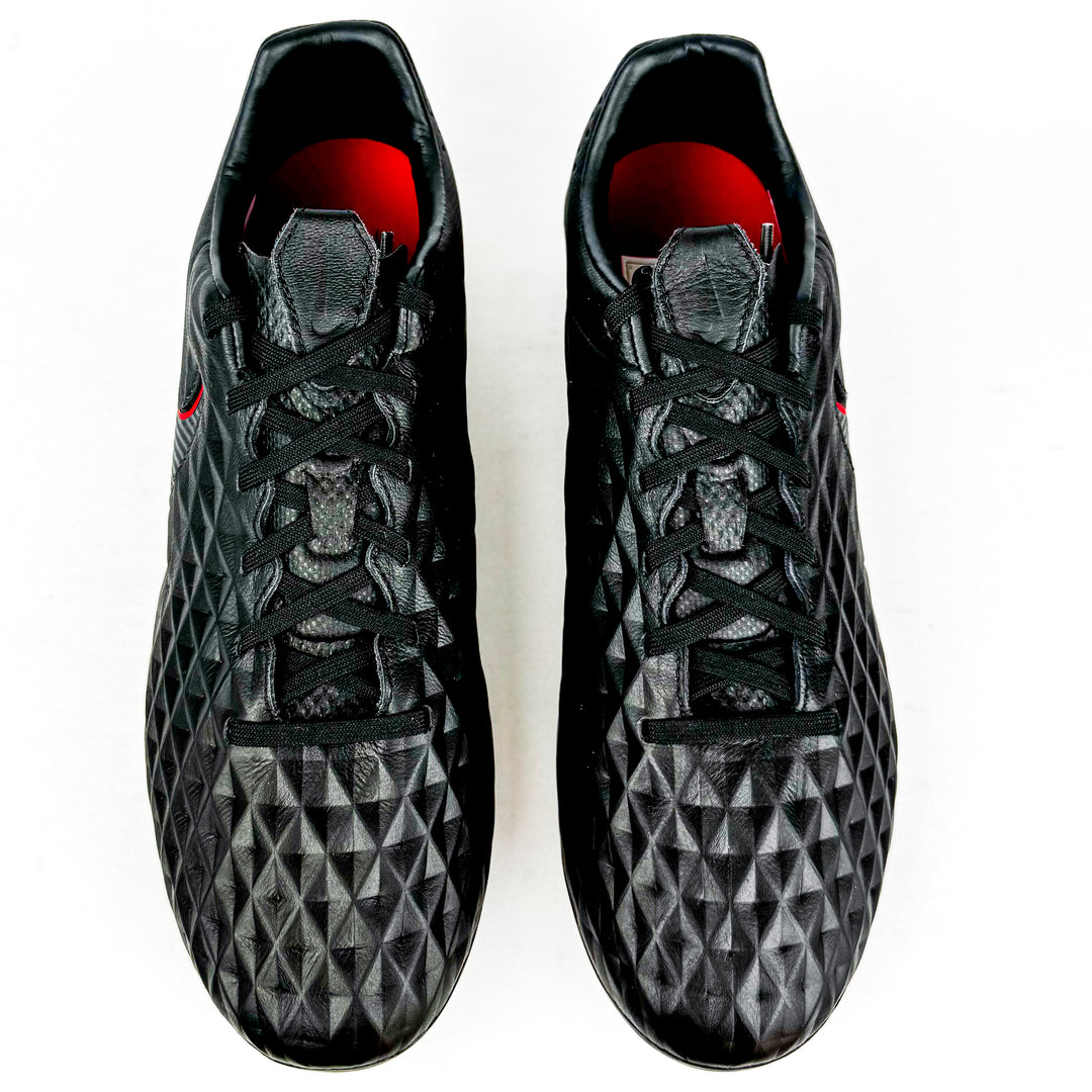 Nike Tiempo Legend VIII Pro FG - Black/Dark Smoke Grey/Chile Red *In Box*